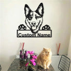 Personalisiert Australian Cattle Dog Metall Schild Kunst
