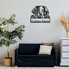 Personalisiert Brittany Spaniel Hund Metall Schild Kunst