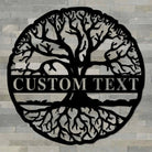 Individuelle Lebensbaum Metall Wandkunst