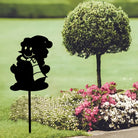 Cute Snowman Christmas Decorations Outdoor Metal Garden Art