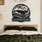 Eubalaena Metall Kunst Personalisiert Metall Name Schild