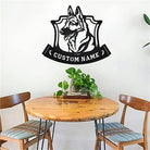 Deutscher Schäferhund Personalisiert Metall Schild