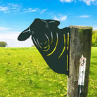 Cute Sheep Farm Peeping Animal Outdoor Metal Garden Art