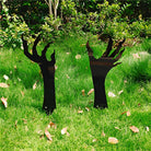 Halloween 2 Hands Silhouette Outdoor Metal Garden Markers