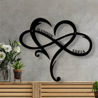 Infinite Heart Metal Wall Art