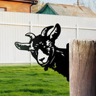 Goat Farm Peeping Animal Outdoor Metal Garden Art