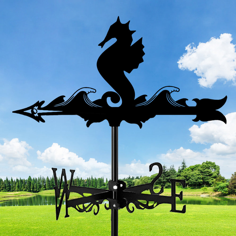 Hippocampus Japonicus Edelstahl Wetterfahne