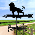 Löwe Edelstahl Wetterfahne