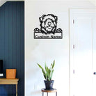 Personalisiert Norfolk Norwich Terrier Hund Metall Schild Kunst