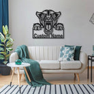 Tiger Metall Kunst Personalisiert Metall Name Schild