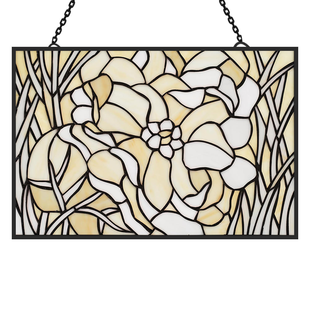 Blume Sonnenfänger Gemalte Fensterdekorationen Dekohänger für Fenster