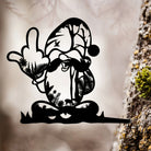 Dwarf Metall Baum Dekorationen Outdoor Metall Garten Kunst