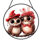 Ein Paar Unzertrennliche Sonnenfänger Gemalte Fensterdekorationen Dekohänger für Fenster