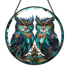 Eule Sonnenfänger Gemalte Fensterdekorationen Dekohänger für Fenster