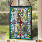 Geometrie Sonnenfänger Gemalte Fensterdekorationen Dekohänger für Fenster