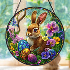 Hasen-Ostereier Sonnenfänger Gemalte Fensterdekorationen Dekohänger für Fenster