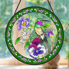 Kolibri Sonnenfänger Gemalte Fensterdekorationen Dekohänger für Fenster