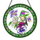 Kolibri Sonnenfänger Gemalte Fensterdekorationen Dekohänger für Fenster