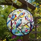 Kolibri Sonnenfänger Gemalte Fensterdekorationen Dekohänger für Fenster