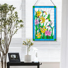 Kolibri Sonnenfänger Gemalte Fensterdekorationen Dekohänger für Fenster