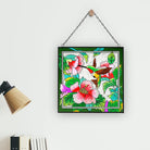 Kolibri Sonnenfänger Gemalte Fensterdekorationen Dekohänger für Fenster