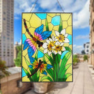 Libelle Sonnenfänger Gemalte Fensterdekorationen Dekohänger für Fenster