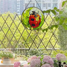 Marienkäfer Sonnenfänger Gemalte Fensterdekorationen Dekohänger für Fenster