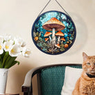 Pilz Sonnenfänger Gemalte Fensterdekorationen hängendes Fensterdekor