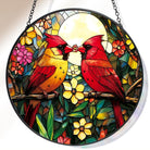 Roter Vogel Sonnenfänger Gemalte Fensterdekorationen Dekohänger für Fenster