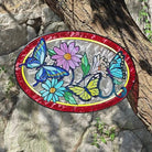 Schmetterlinge Sonnenfänger Gemalte Fensterdekorationen Dekohänger für Fenster