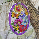 Schmetterlinge Sonnenfänger Gemalte Fensterdekorationen Dekohänger für Fenster