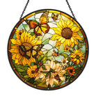 Sonnenblume Sonnenfänger Gemalte Fensterdekorationen Dekohänger für Fenster