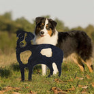 Australian Shepherd Metal Silhouette