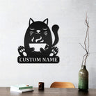 Cocktail Katze Metall Schild Individuell Kaffee Metall Schild