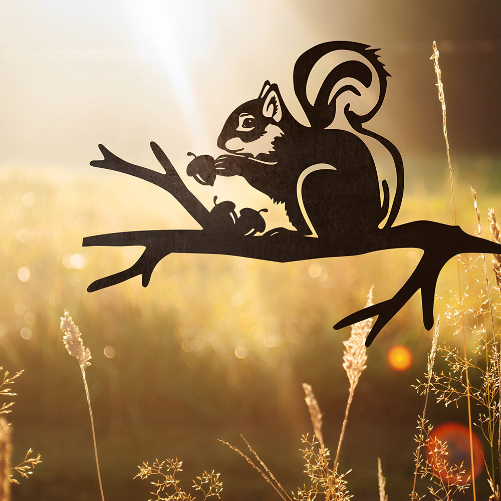 Squirrel Bauernhof Tier Outdoor Metall Garten Kunst