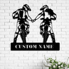 Motorrad Metall Wandkunst Individuell Name Metall Schild