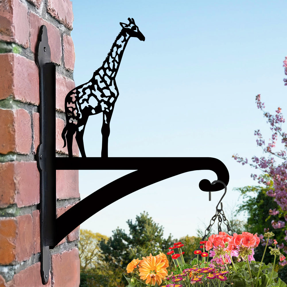 Giraffe Metall Pflanzenständer mit Bügel