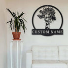 Giraffe Personalisiert Metall Name Schild