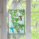 Kolibri Sonnenfänger Gemalte Fensterdekorationen Dekohänger für Fenster