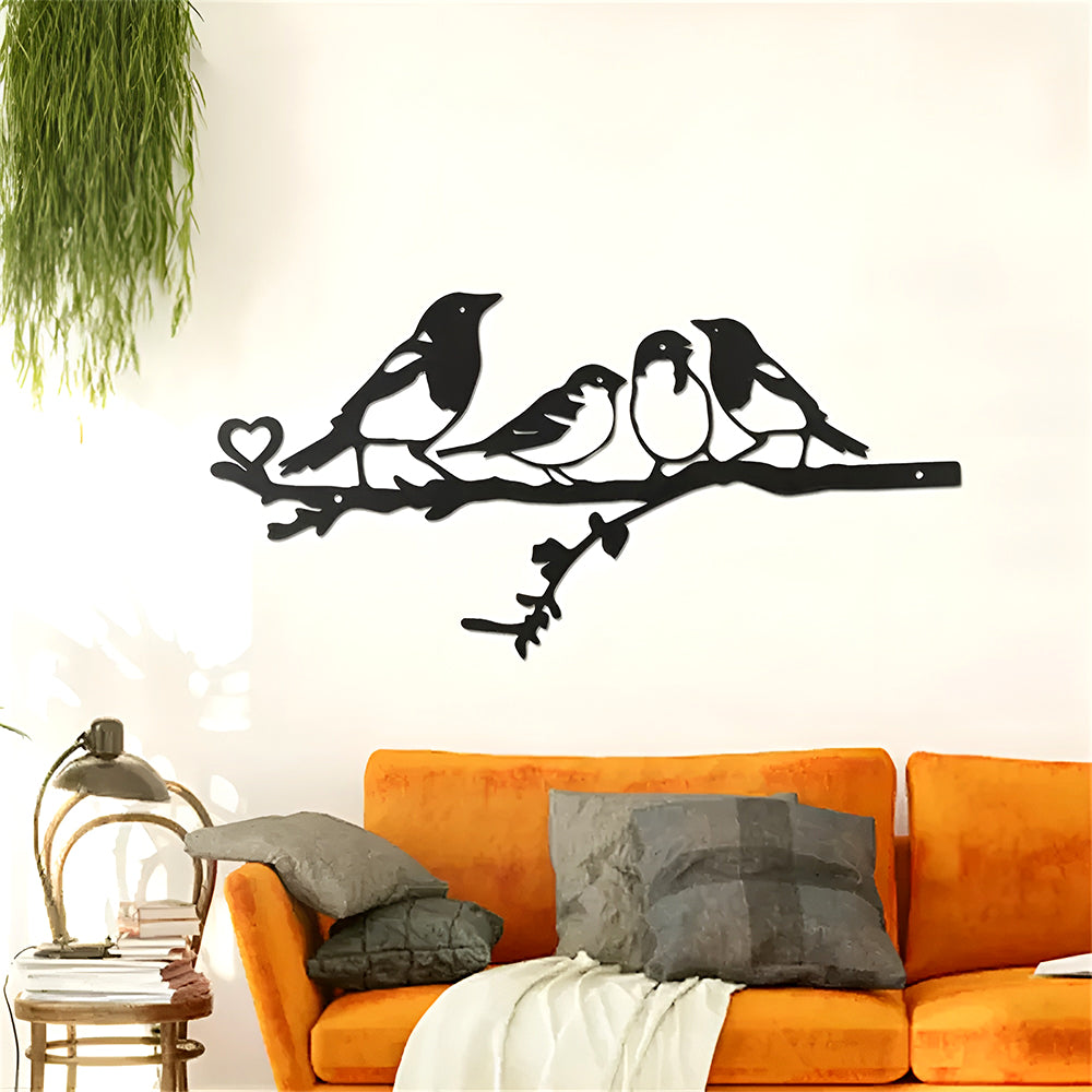 Vogel und Zweig Moderne Hängende Dekorative Wandkunst