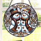 Weihnachten Schneemänner Sonnenfänger Fenster-hängendes Dekor