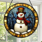Weihnachten Schneemann Fenster-hängender Sonnenfänger Fensterdekoration