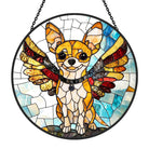 Wundervoller Chihuahua Sonnenfänger Gemalte Fensterdekorationen Dekohänger für Fenster